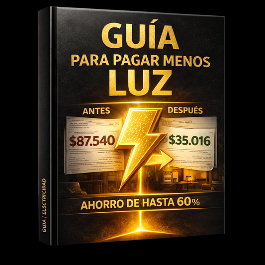 Guía para bajar tu factura de luz (Argentina)